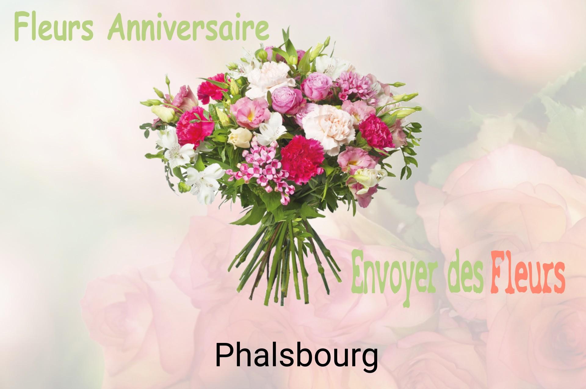 Bouquet de fleurs d’anniversaire livré à Phalsbourg